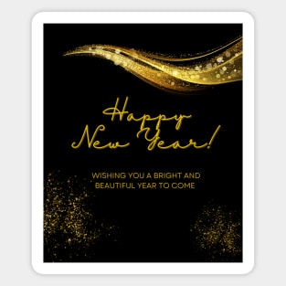 Holiday Collection - Happy New Year (Variation 1) Magnet